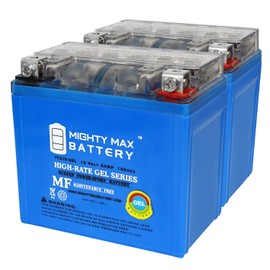 Mighty Max Battery 12V 6AH GEL Battery for Honda 50 NPS50 Ruckus 2003-2014 (2 Pack)