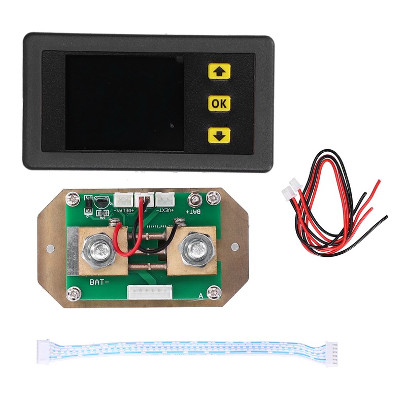 LCD Voltage Current Combo Meter Resin Energy Saving Wattmeter for