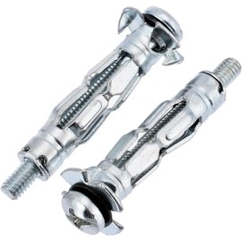 fiXte® Pack of 20 M5 x 37mm Heavy Duty Metal Plasterboard Cavity Wall Fixings Anchors Plugs