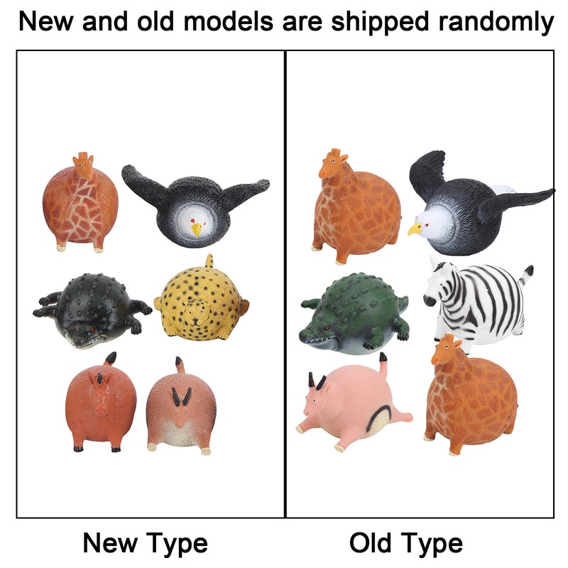 Mini Animal Model Toys Set Pressure Relieve Learning Simulation Big