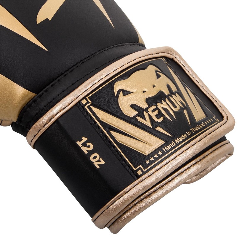 Venum Elite Guantes de Boxeo - Negro/Dorado