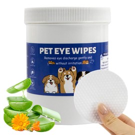 UrbanAbode 180Pcs Pet Eye Wipes for Dogs & Cats, Dog Eye Wipes for Discharge and Crust, Gently Remove Tear Stain, Debris, Fragrance Free and Non-Irritating