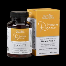 The Vegan Wellness Co.  Immune Rescue Vegan Immunity Support 60 Capsules