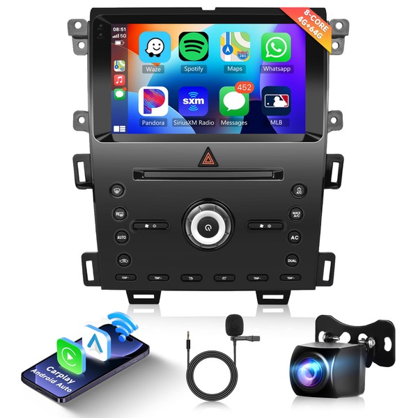 2+64G Android Car Stereo for Ford Edge 2011-2015 with Wireless