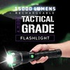 LitezAll 25478 Kodiak Kolossus 15000 Lumen Rechargeable Tactical Flashlight