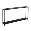 SEI Furniture Bergen Narrow Metal Console Table, Dining Room With