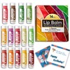 Yopela 14 Pack Lip Balm Bulk with Vitamin E and
