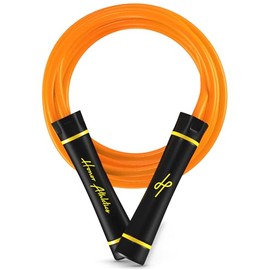 Honor Athletics 3.0 Cuerda para Saltar Pesada estilo Muay Thai 0.5 kg, Ajustable 3.05 m, PVC 10 mm, Rodamientos Suaves, Agarre Ergonómico Antideslizan