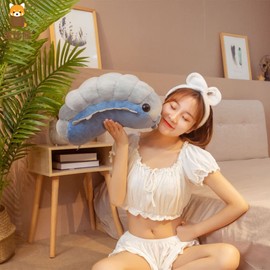 Xshelley Plush Likelike Insect Plush Toys,Pill Bug Stuffed Soft Animals Pillow Back Cushion Insect Doll Kids Toys Girls Boys Birthday Gift (15.7 inch)