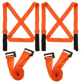2PCS Moving Straps,2-Person Shoulder Lifting and Moving System for Appliances, Adjustable Shoulder Lifting Durable Lifting Strap for Move,Lift,Carry,Secure Furniture,Mattresses, 800lbs