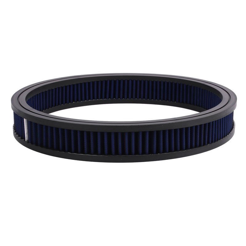 High Flow Round Air Filter Element Washable Reusable Air Cleaner