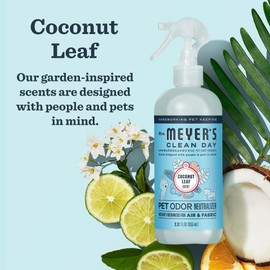 MRS. MEYER'S CLEAN DAY Pet Odor Neutralizer, Coconut Leaf Scent, 16oz