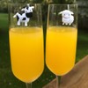 Barnyard Animal Wine Charms – Magnetic Glass Markers and Identifiers