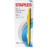 Staples 1170082 Mechanical Pencils #2 Yellow, 0.7Mm, 24/Pk
