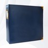 Craftask 12x12 Photo Album 3 Ring Binder, Leather Cover Scrapbook