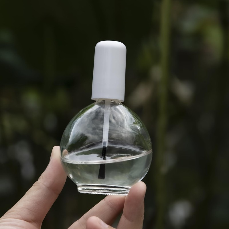 6PCS Large Capacity 75ML Empty Nail Polish Bottles with Brush,