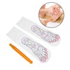 Ipetboom 1 Set Acupressure Massage Socks with Reflexology Stick Elastic
