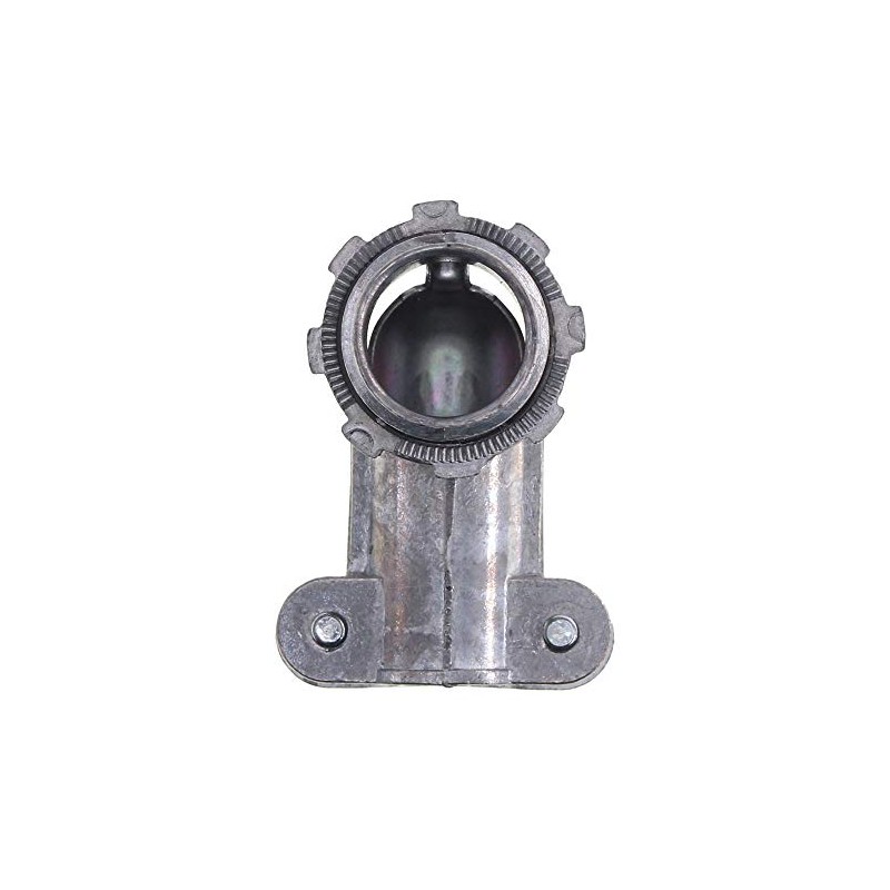 Bridgeport 801-DC2 MC Flex Conduit Connector, 90-Degree, 3/8-Inch, (25-Pack)