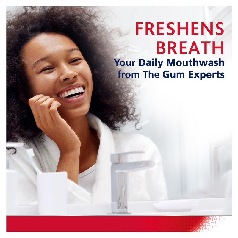 Parodontax Active Gum Health Breath Freshener Mouthwash, 3 x 16.9