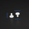 Boxonly Solid Rubber Stopper A4.0 White Silicone Rubber Solid Bungs