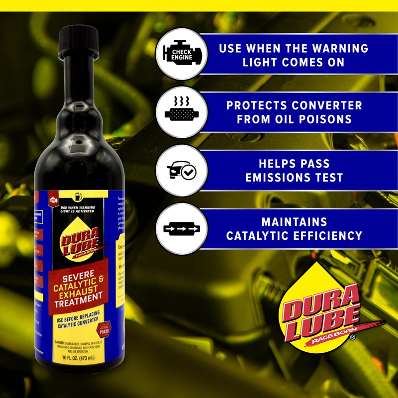 Dura Lube Severe Catalytic and Exhaust Treatment Cleaner Fuel Additive,