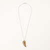 COAI Mens Stainless Steel Tiger Eye Wolf Tooth Pendant Necklace,