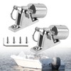 CWaveRow Bimini Top Hardware Kit, Deck Hinge with Quick Release