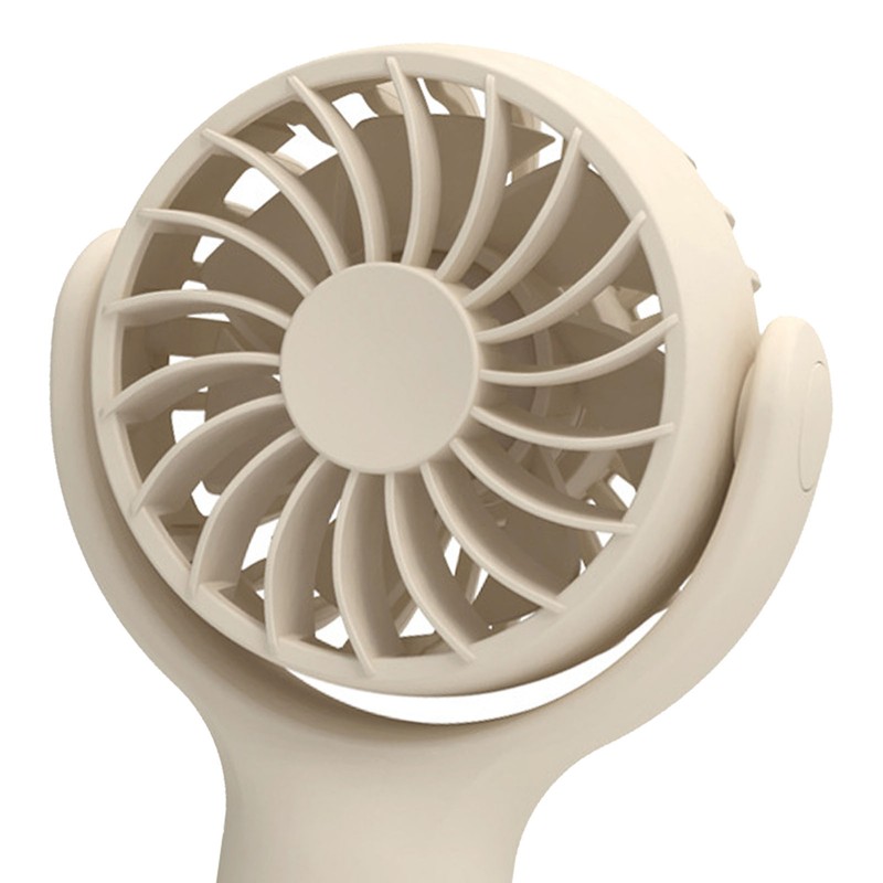 Mini Handheld Fan Multifunction Quiet 3 Speeds Adjustable Strong Wind