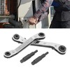HVAC Service Wrench 3/8 to 1/4in 5/16 to 1/4in Stainless