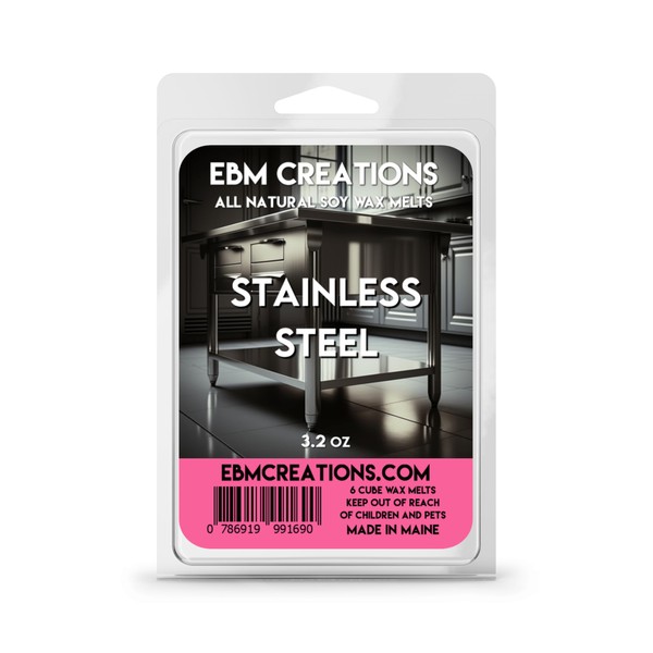 Stainless Steel - Scented All Natural Soy Wax Melts -
