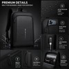 Slim Laptop Backpack for Work & Travel – Water-Resistant 15.6-Inch