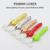 5 Pcs Fishing Spoons Lures Metal Hard Baits Funny Fishing