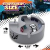 Concrete Skatepark Tray - 100% Solid Concrete, 6.5in Round Base,