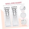 Mobestech 1set Vision Chart Occluder Telescopic Rod Visual Eye Exam