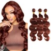 Color 33 Reddish Brown Body Wave Hair Bundles 12 14