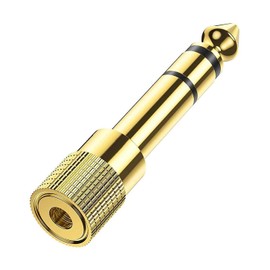 Headphone Jack Adapter 6.35mm 1/4Inch Male to 3.5mm 1/8 Inch Female Jack Headphone Audio Stereo Jack Plug Adaptor Converter