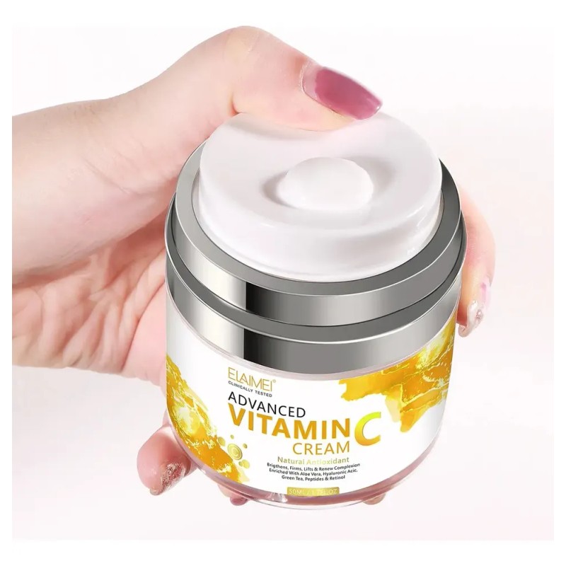 Crema Antiedad Elaimei Advanced Vitamin C Colágeno Día Noche 50ml