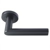 Carlisle Brass Serozzetta Edge Door Handle, Matt Black