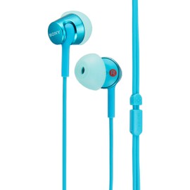 Sony Earphones MDR - EX155 lightblue