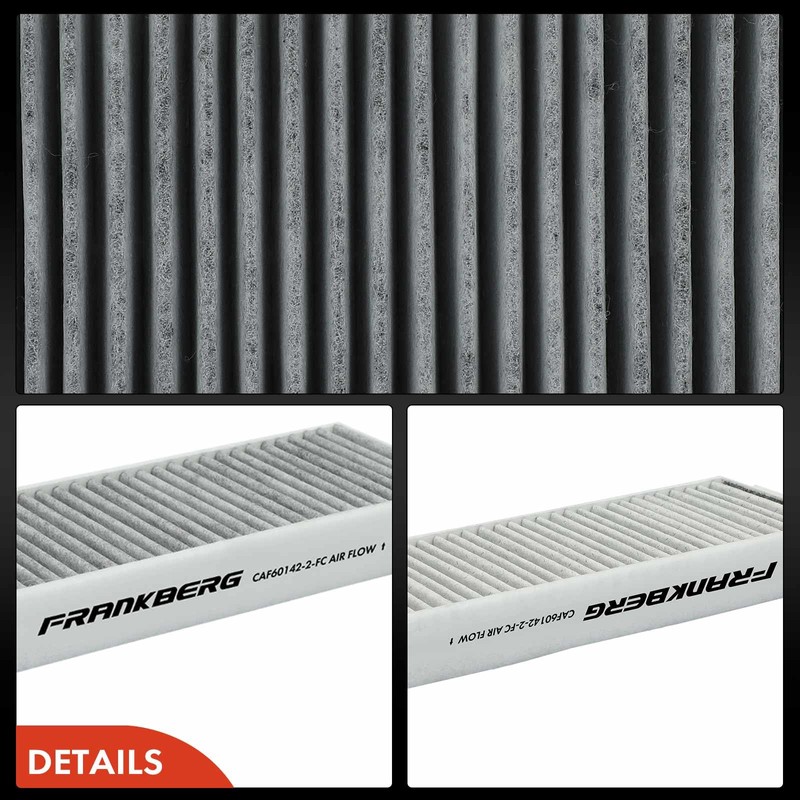 Frankberg 4x Cabin Air Filters with Activated carbon Compatible with