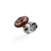 A ABSOPRO Brown Folding Steering Wheel Knob Power Handle Grip