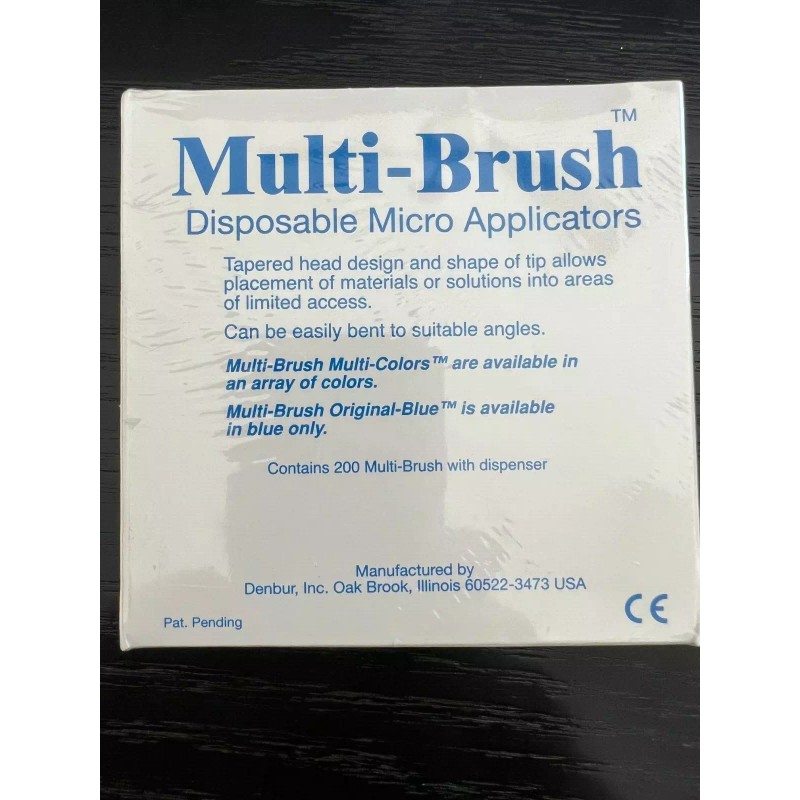Denbur Multi-Brush Applicators Teal, Small, 500/Pkg - Denbur