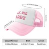 Buxtom Milk Me Daddy Funny Adjustable Mesh Trucker Hat Unisex