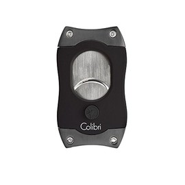 Colibri S-Cut Cigar Cutter (Black and Gunmetal)