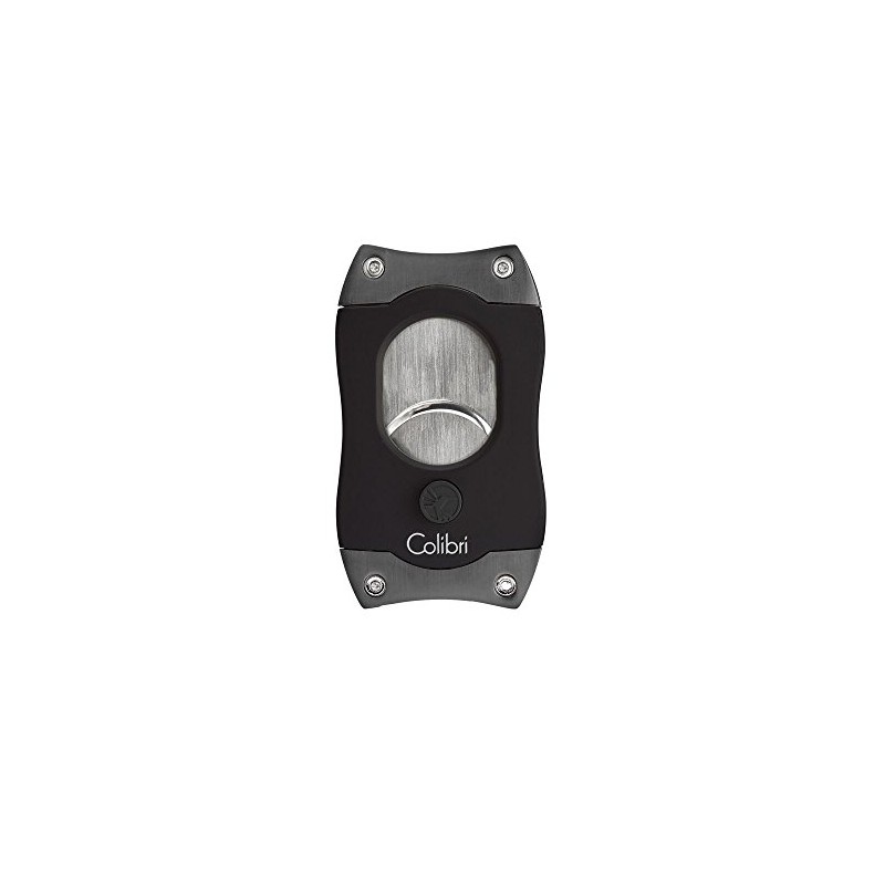 Colibri S-Cut Cigar Cutter (Black and Gunmetal)