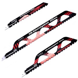 Reciprocating Saw Blade for Stone Stone 240 mm for Wall Cut-Outs Stone Ytong Brick Aerated Concrete Foxtail Saw Blade Suitable for Metabo, Bosch, DeWalt, Makita and Others