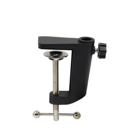 Base Stand Mounting Accessory, Super C Clamp Heavy Duty Desk Clamp, Desk Table Mount Clamp (Black aluminum base)