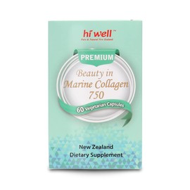 Hi Well Premium Beauty in Marine Collagen 750 60 Vege Capsules