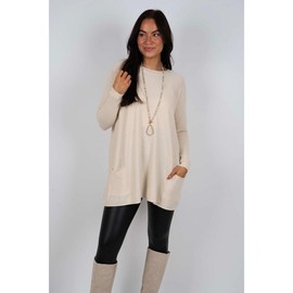 Totally Smitten Sweater (Oatmeal) - Size: S/M