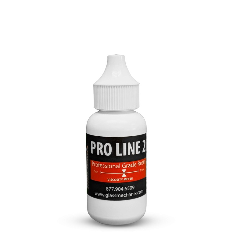 Glass Mechanix PRO LINE 2 Resin Windshield Repair Resin, Professional